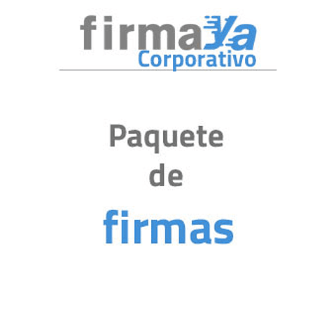 Paquete de Firma Electronica Avanzada (FirmaYa Corp)