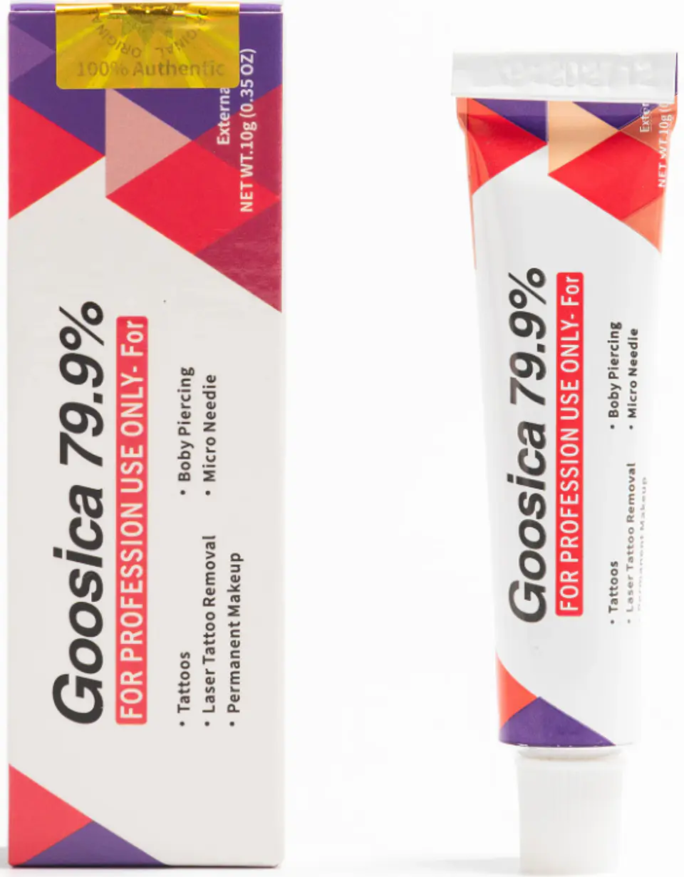 Crema Anestesica Goosica® Para Tatuajes, Microblading Y Body Art 4