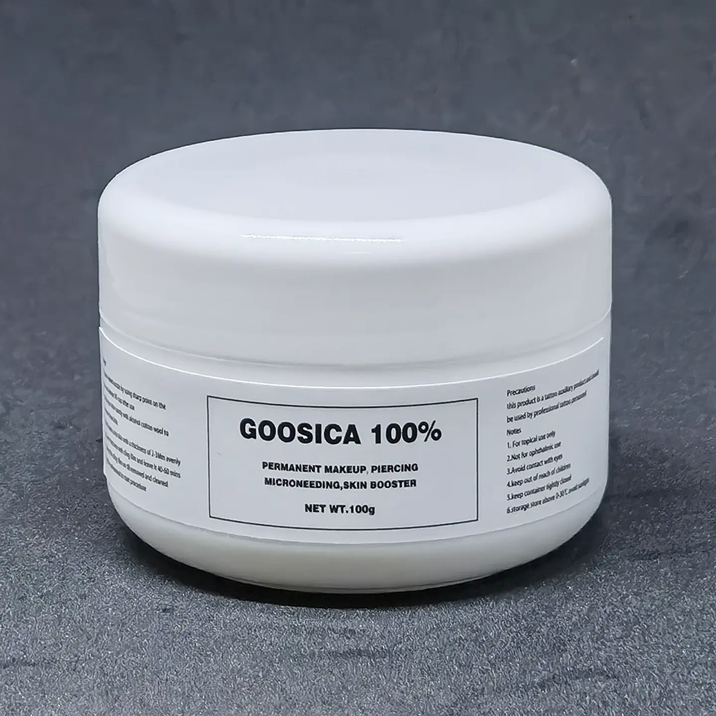 Crema Anestesica GOOSICA 100% – Concentrado Profesional Para Micropigmentacion Procedimientos Esteticos y Tatuajes 1