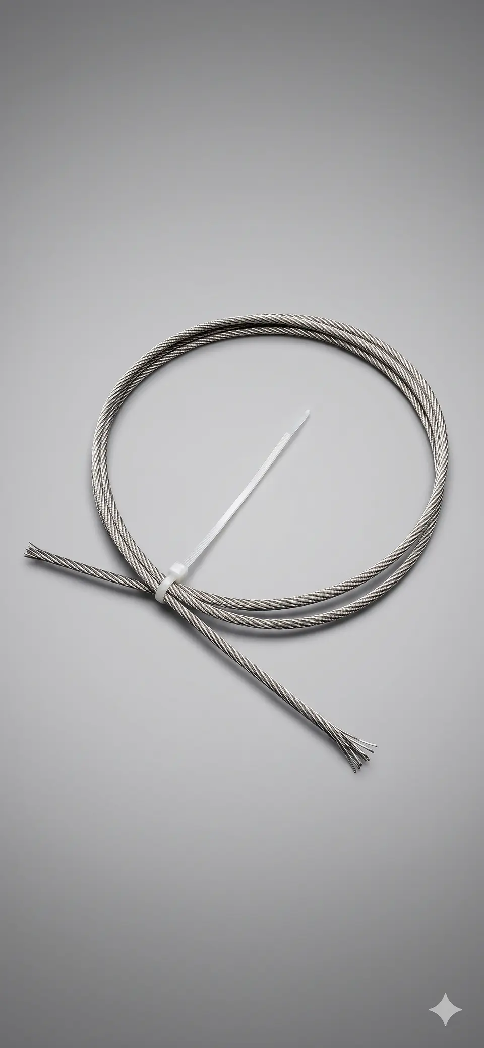 Cable de Acero Inoxidable Ø4 mm – Construcción 1x19 (AISI 316) (ml) 1