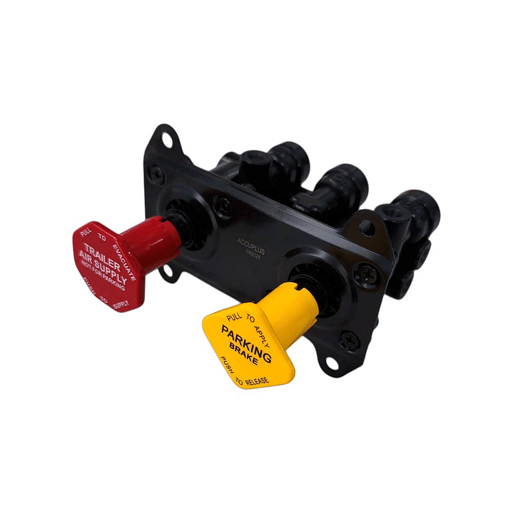 VÁLVULA FRENO DOBLE PERILLAS DE CONTROL-1/4''NPT MV-3	 1