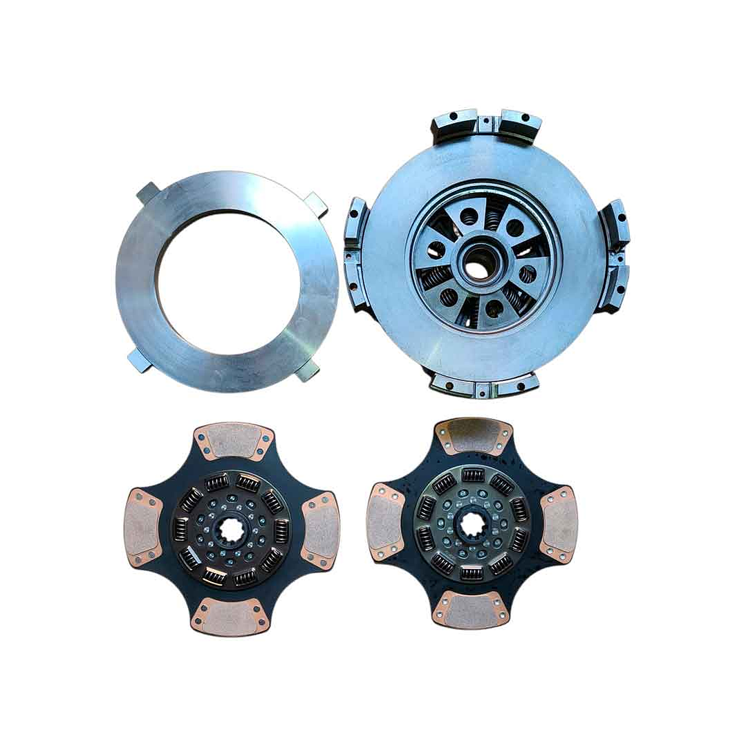 KIT EMBRAGUE 15 1/2'' x2'' x10, 9 Resortes 2 Platos de 4 Pastillas 4