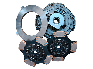 KIT EMBRAGUE 15 1/2'' x2'' x10, 9 Resortes 2 Platos de 4 Pastillas