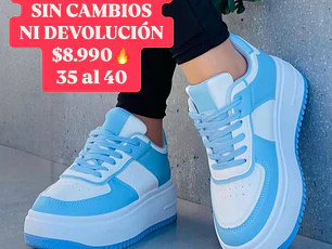ZAPATILLA CELESTE