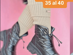 Botin Impermeables Black