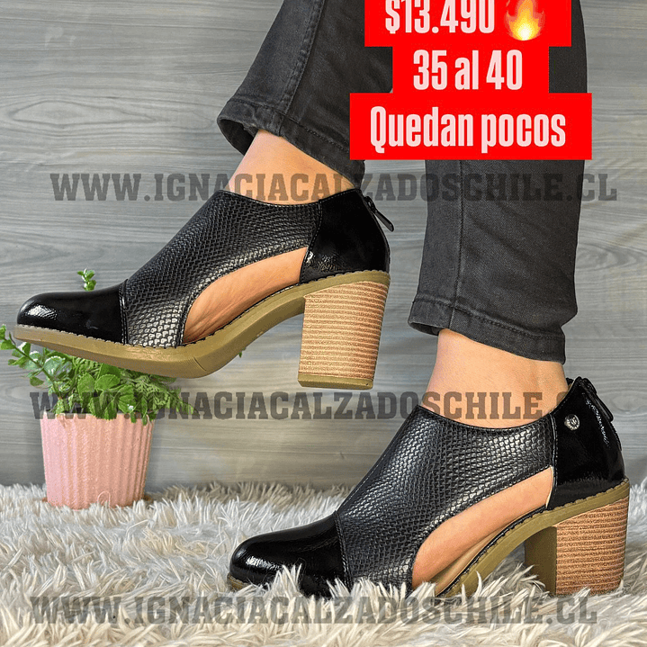 Botin Negro Primavera