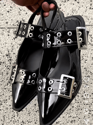 PUNTILLA CHAROL NEGRO 