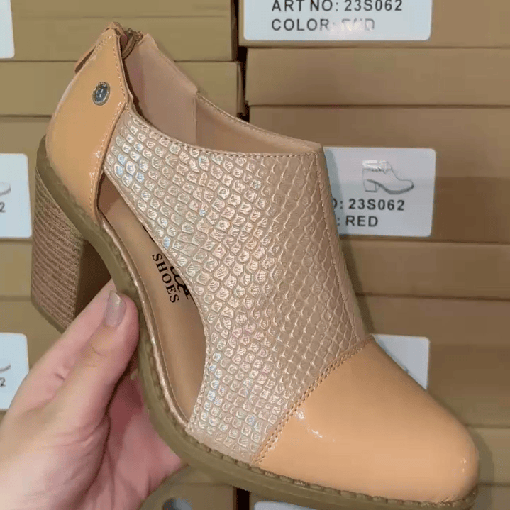 Botin Beige Primavera 1