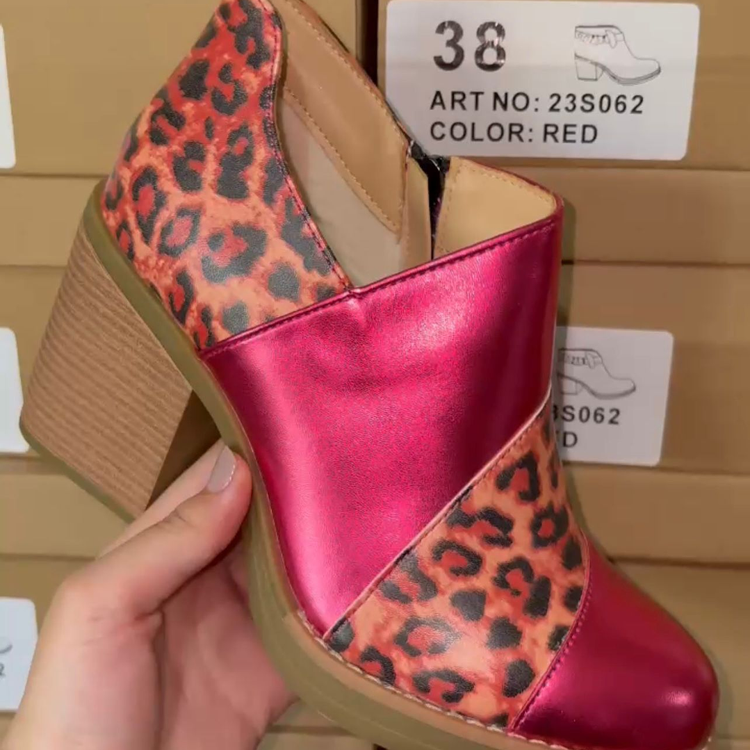 Botin Fuscia Leopardo 1