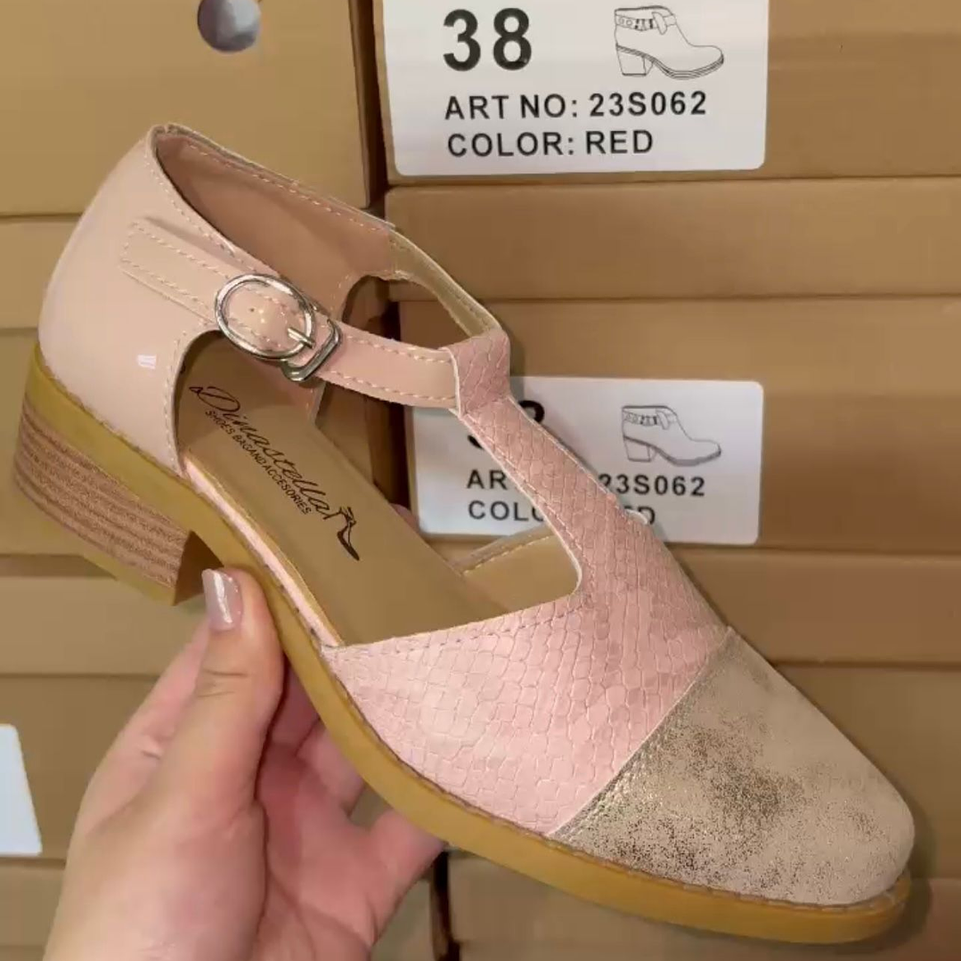 Sandalia Rosa Dorada 1