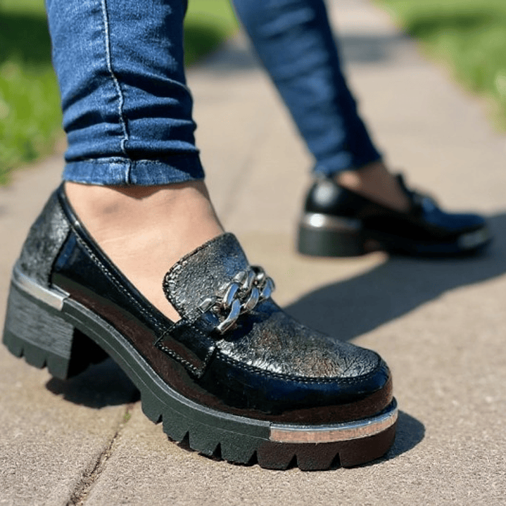 MOCASIN PLATAFORMA NEGRO 1