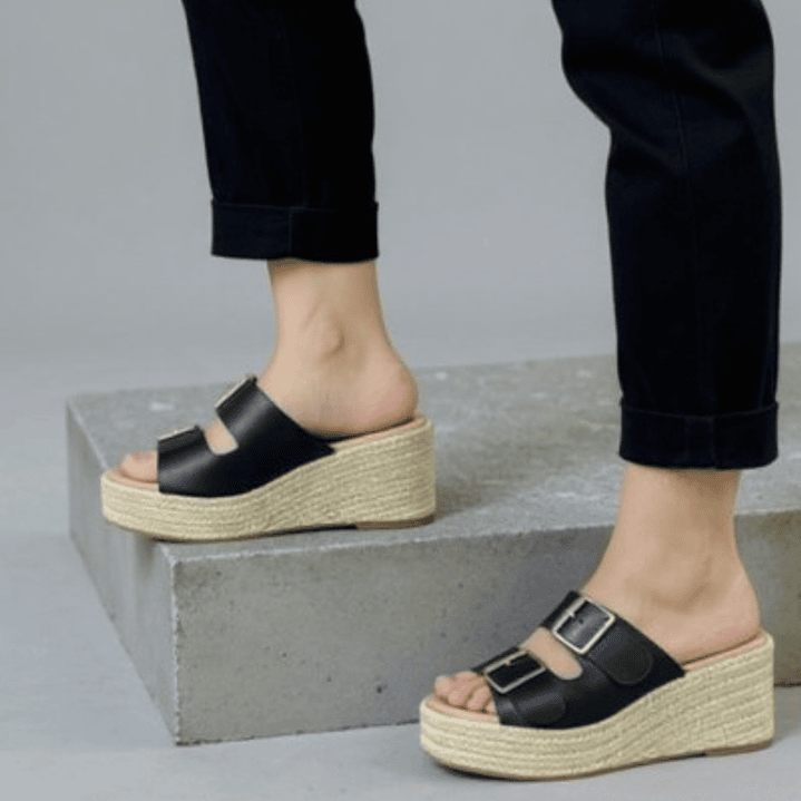 SANDALIA NEGRO HEBILLAS TERRAPLEN 2