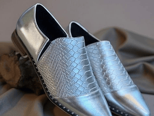 Mocasin Silver Escamas