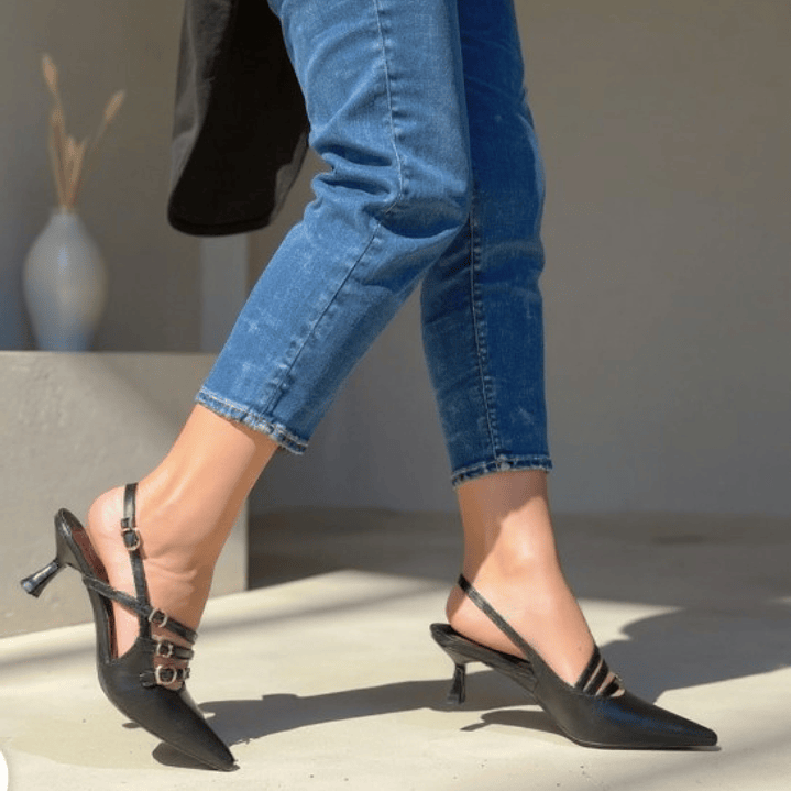 STILETTO NEGRO ECOCUERO 3