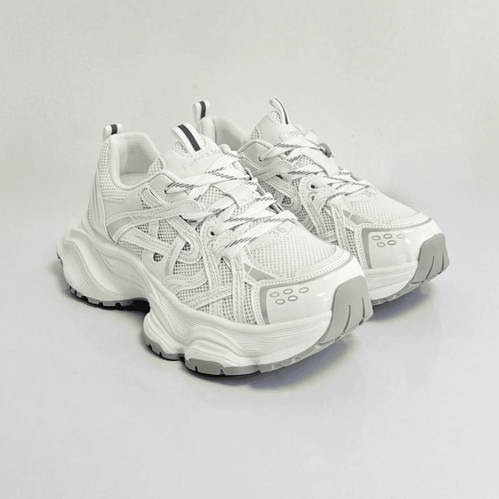 ZAPATILLAS RUNNING BLANCAS 1