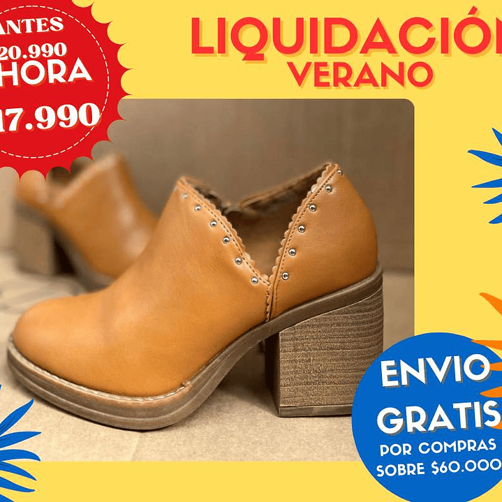 BOTIN ECOCUERO CAMELL TACHAS 2