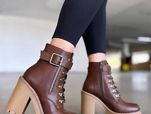 BOTIN ECO CORDONES BROWM