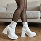 BOTIN ECOCUERO LIZ  WHITE - Miniatura 3