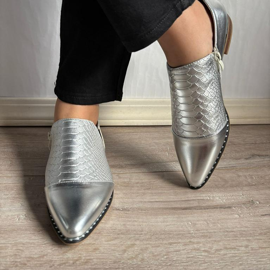 Mocasin Silver Escamas 1