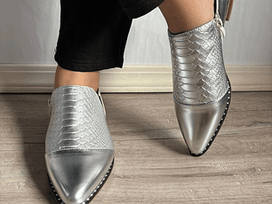 Mocasin Silver Escamas