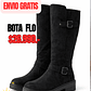 BOTA FLO NEGRO GAMUZADO - Miniatura 1