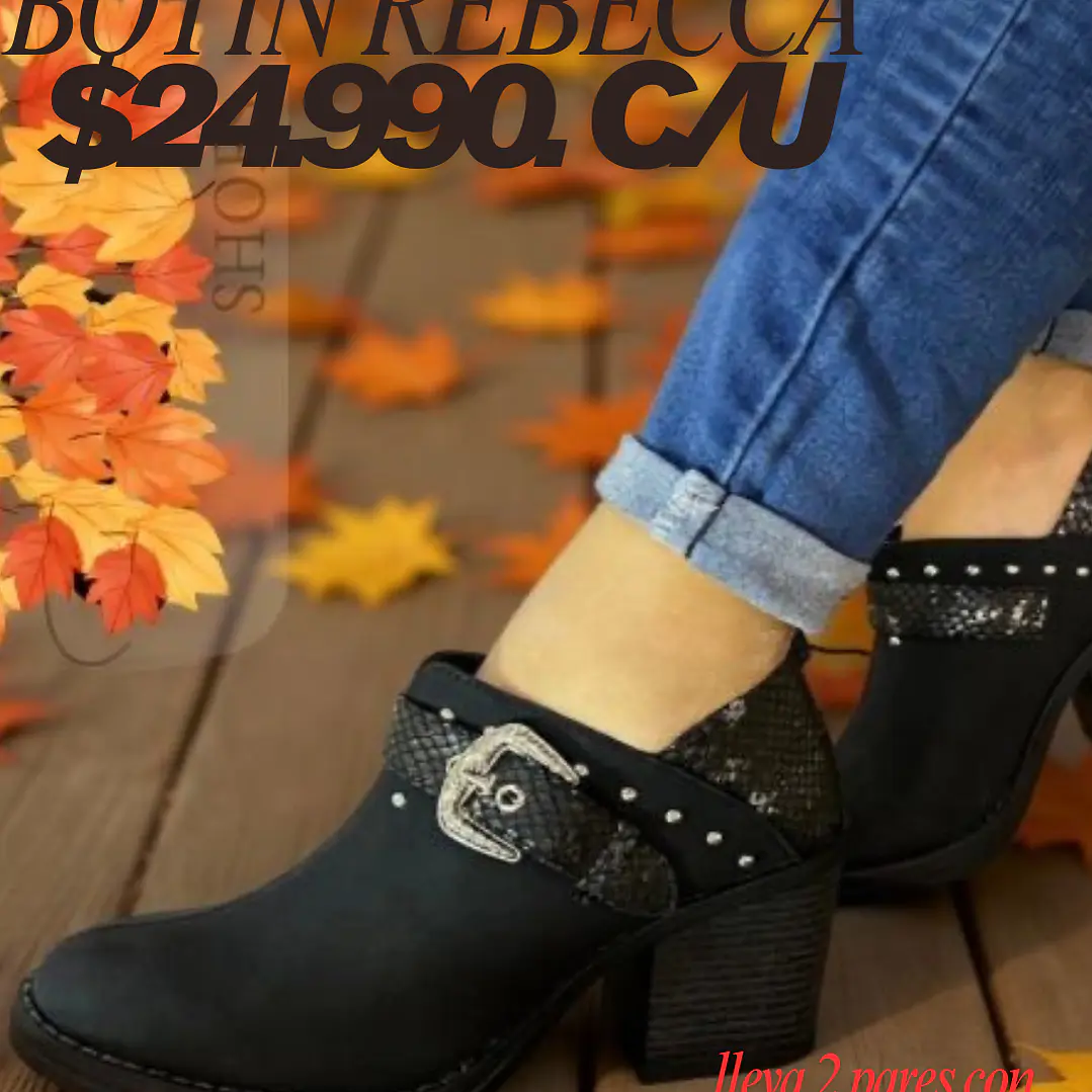 BOTIN REBECCA NEGRO 1