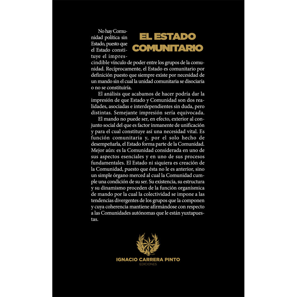 EL ESTADO COMUNITARIO