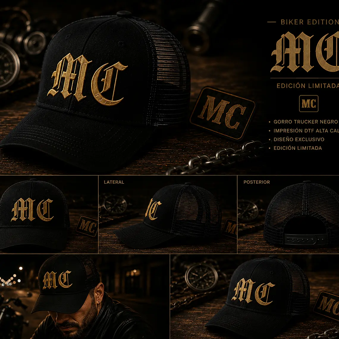 MC Trucker Cap - Biker Edition  2