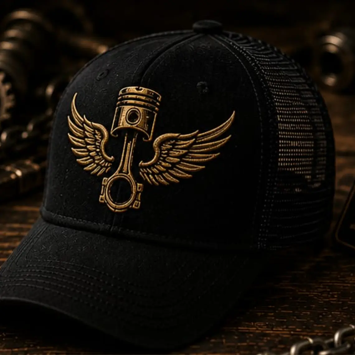 Pistón Wings Trucker Cap — Biker Edition 1