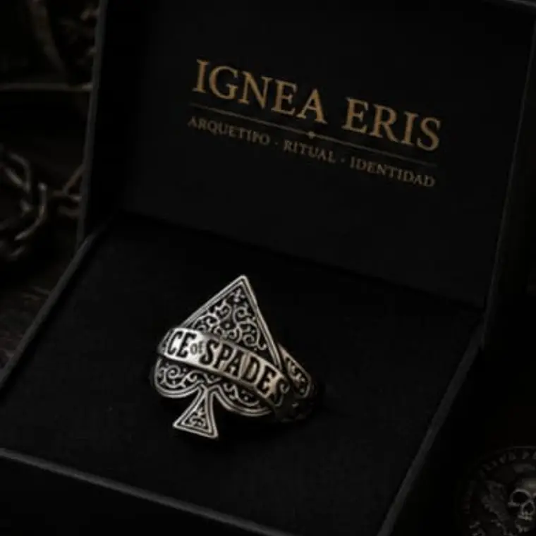 ACE OF SPADES RING— BIKER EDITION 1