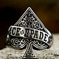 ACE OF SPADES RING— BIKER EDITION - Miniatura 3