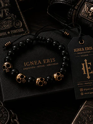 Pulsera Skull Shadow – Biker Edition