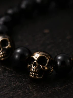 Pulsera Skull Shadow – Biker Edition