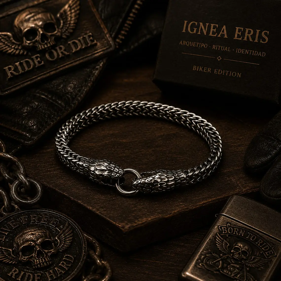 SERPENT RIDER BRACELET-BIKER EDITION 1