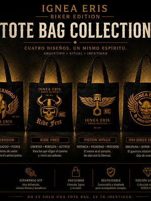 Tote Bag “Brotherhood” – Biker Edition 