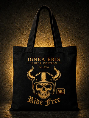 Tote Bag “Ride Free” – Biker Edition