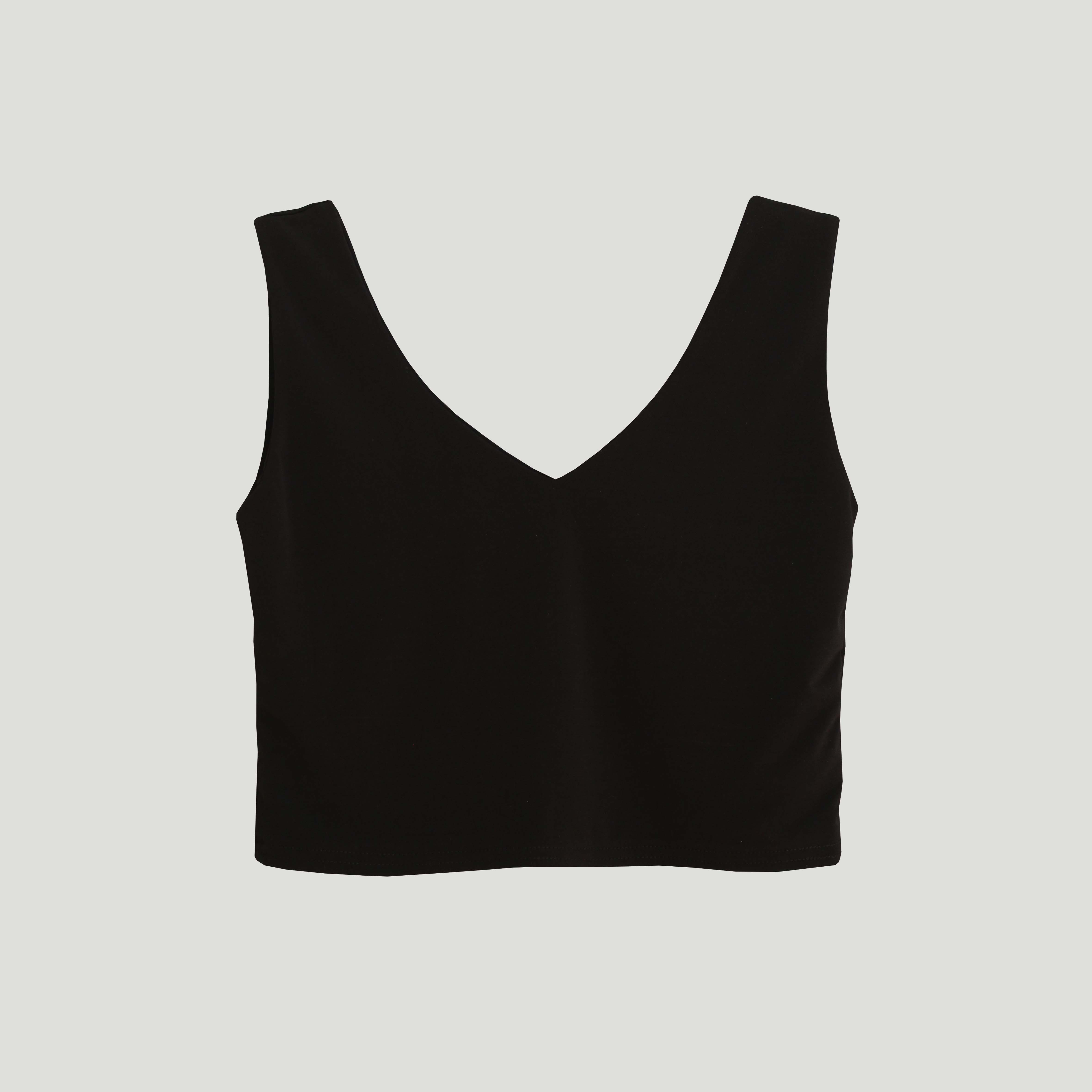 Crop top negro 