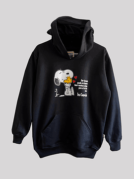 Polerón Snoopy Negro