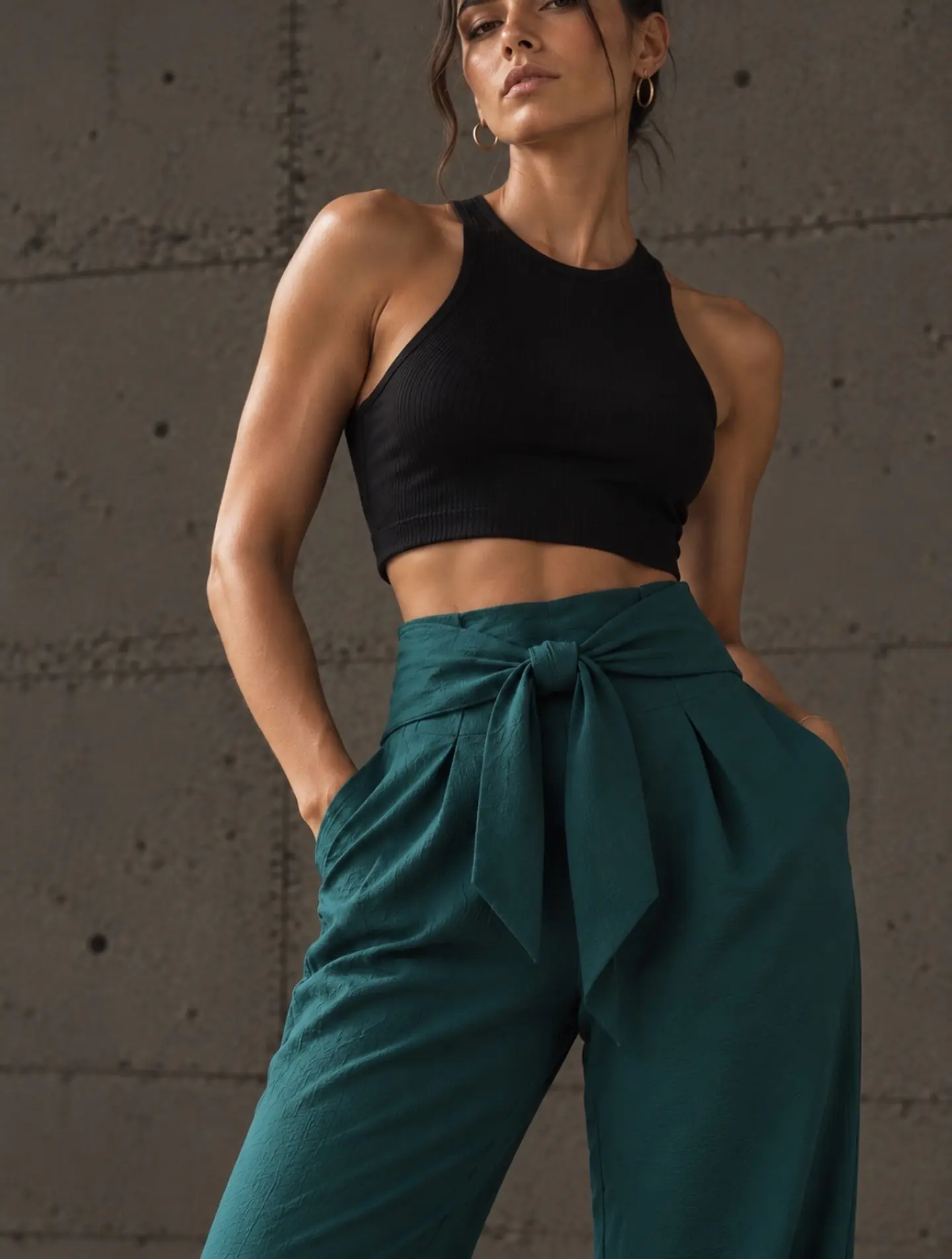 PANTALÓN FREE FORM | PETROL GREEN 2