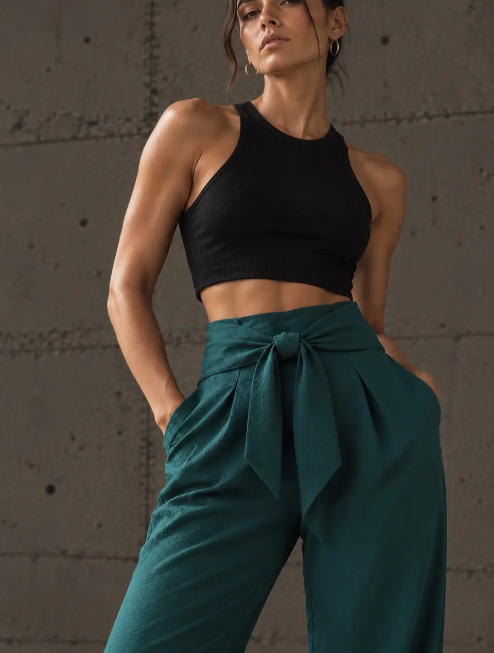 PANTALÓN FREE FORM | PETROL GREEN 2