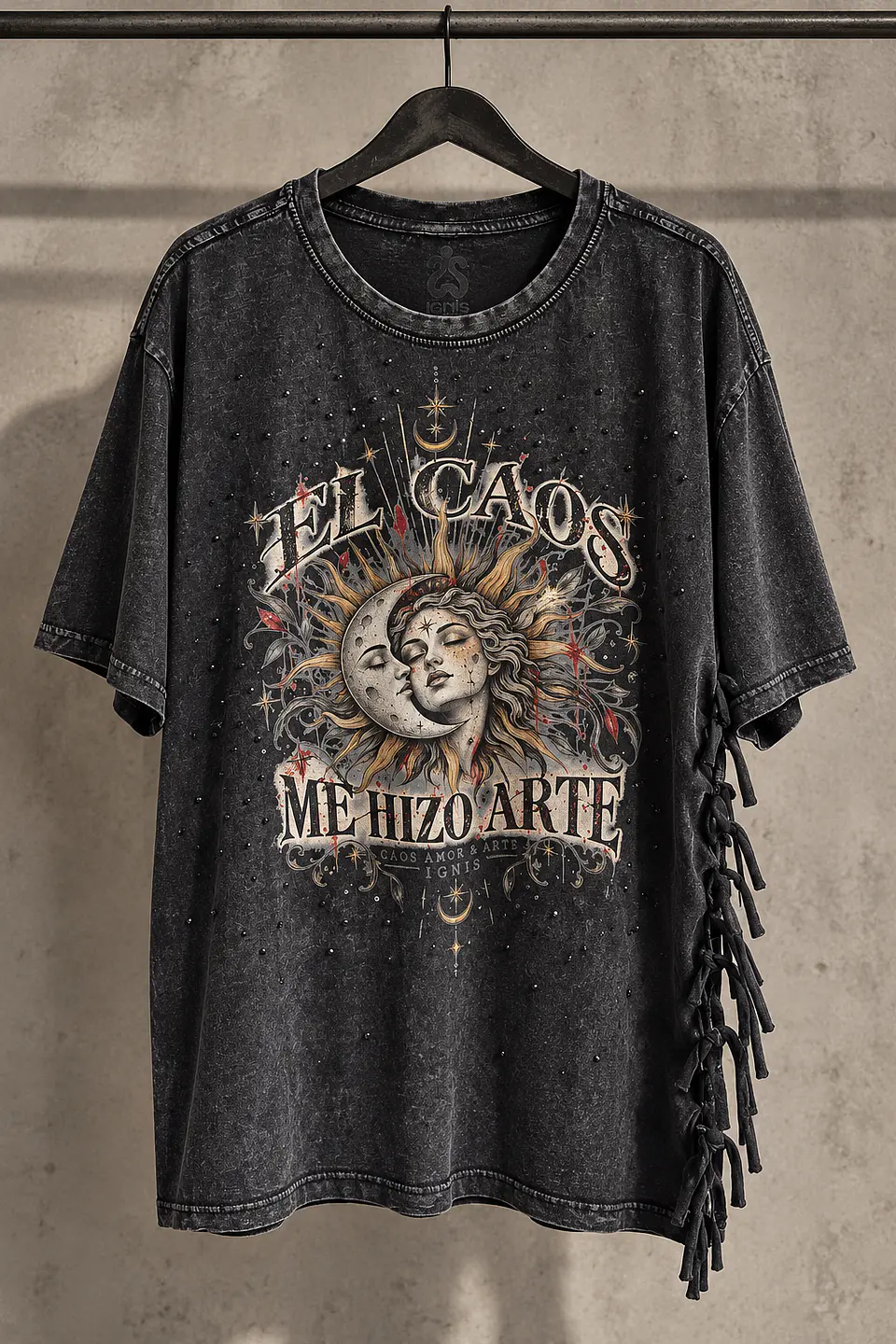 POLERA EL CAOS ME HIZO ARTE 2