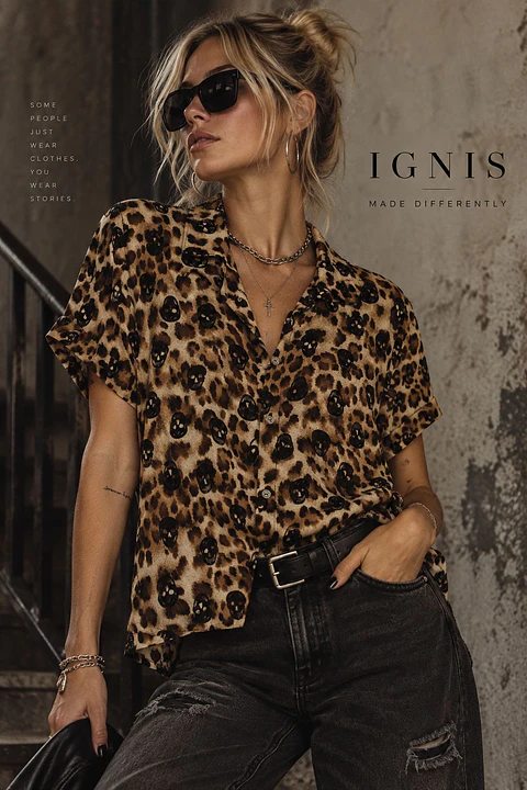 BLUSA WILD SKULL