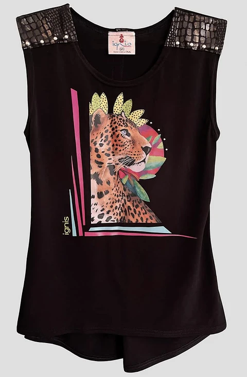 POLERA WILD COLORS