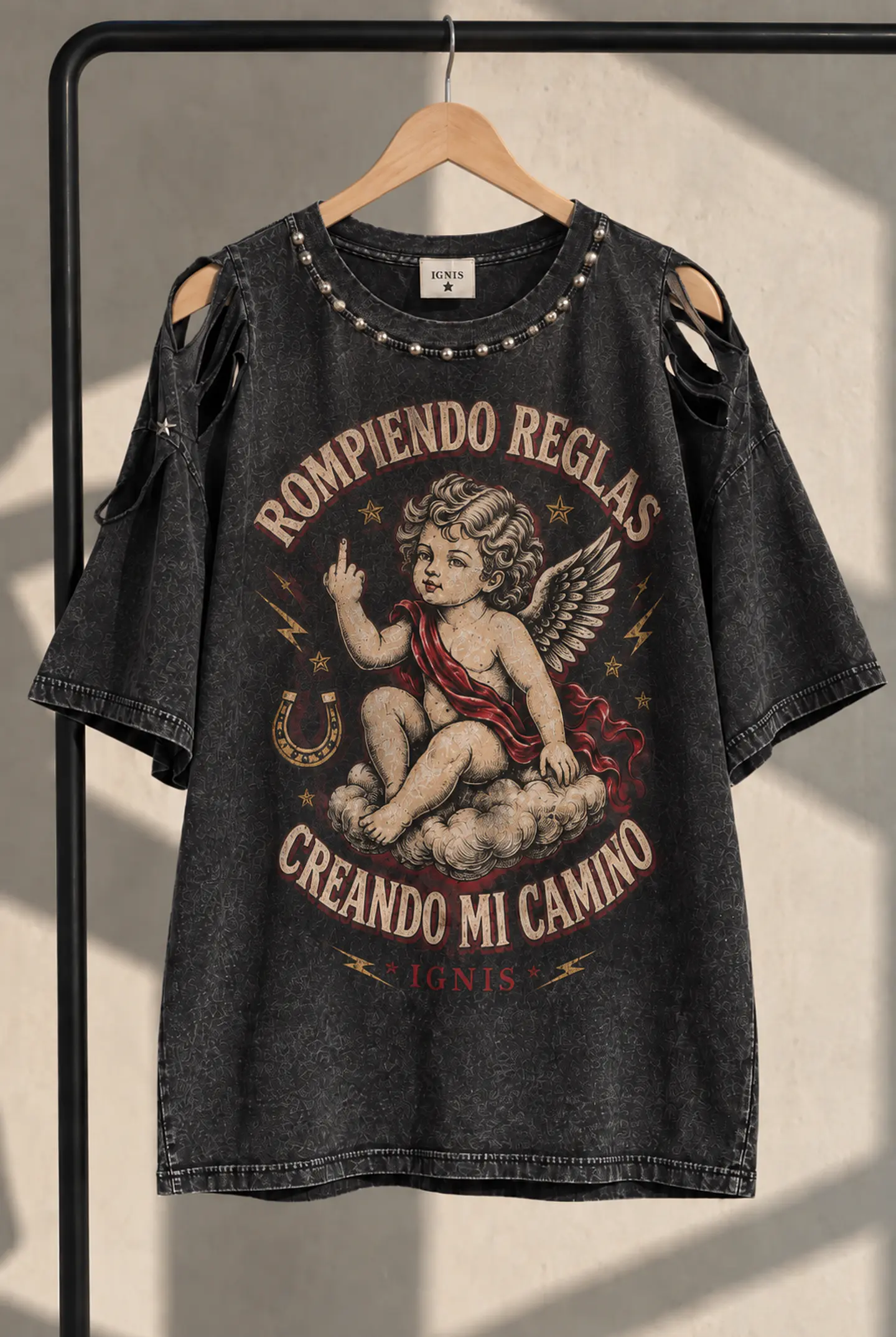POLERA ROMPIENDO REGLAS BLACK 2