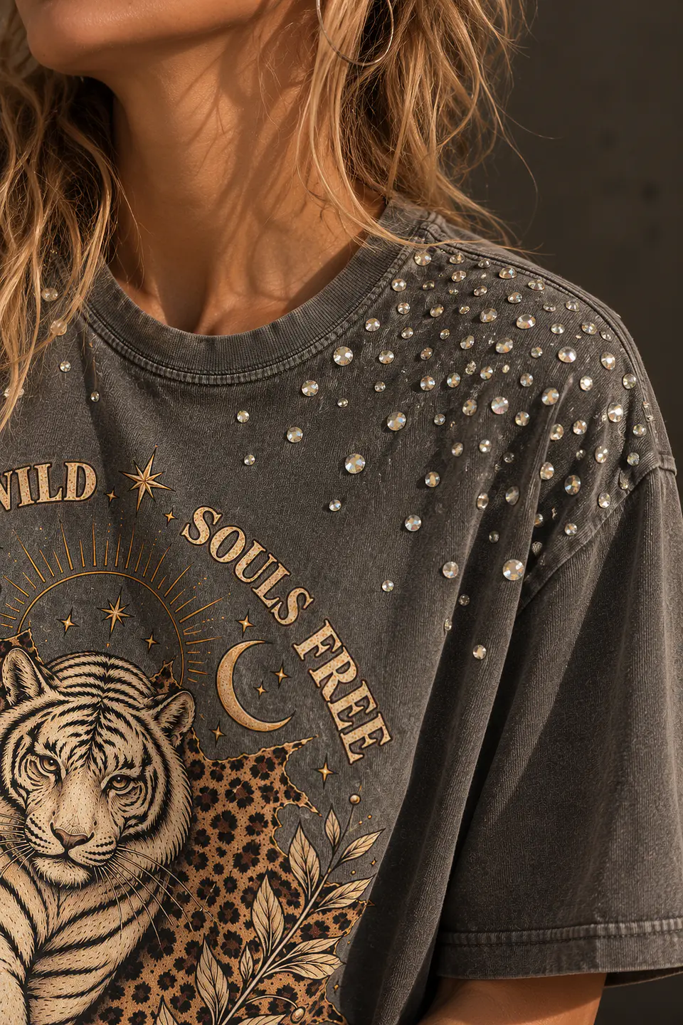 POLERA HEARTS WILD, SOULS FREE | GREY EDITION 2
