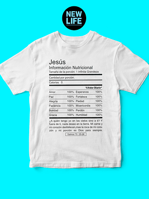 Polo New Life - Cuadro Nutricional