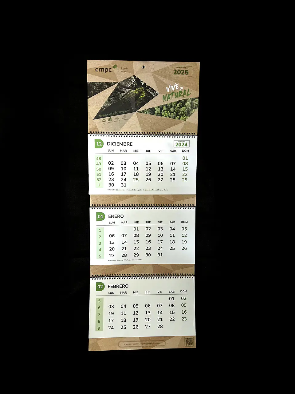 Calendario Muro Cmpc 2025 (Muestra) 2