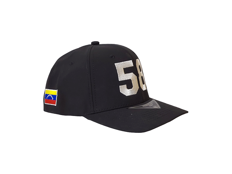 Gorra 58 Vzla Negra 2