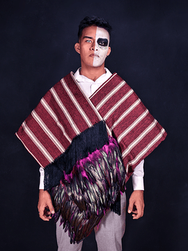 Rebozo Ceremonial Purépecha CAPULIN