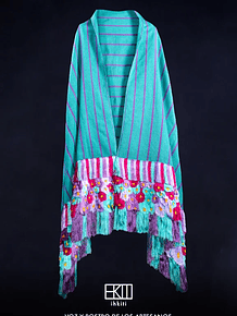 Rebozo Ceremonial Purépecha Menta